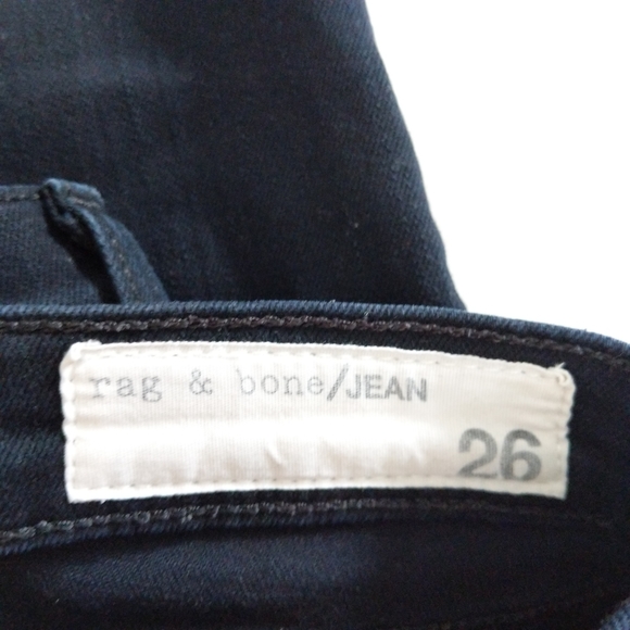 rag & bone High-rise Skinny Ankle Jeans in Coal - Picture 6 of 13